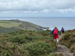 Looking down towards Pendeen Lighthouse